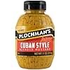 Plochman’s Cuban Mustard, 11 oz – Tangy Mustard Blend for Cuban Sandwiches, Hot Dogs, Brats & Dipping – Gourmet Specialty Condiment